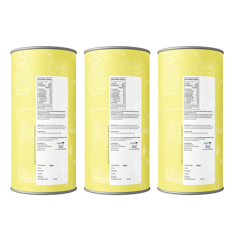 Instant Juices Drink Premix Cups Pack Of 3| Nimbu Pani 7 Cups Each| Each Cup 5g